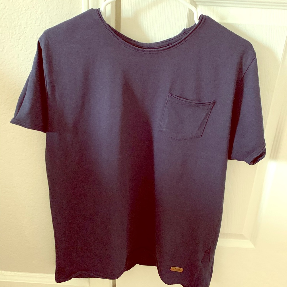 Brave Soul frocket tee (navy)